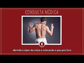 Thumbnail: Médica tarada pegando paciente na sala de consulta